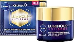 Nivea Luminous 630 Leke Karşıtı Gece Yüz Bakım Kremi 50 ml ürün görseli