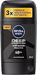 Nivea Men Deep Dimension Aktif Karbon 50 ml Erkek Stick Deodorant ürün görseli