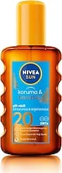 Nivea Sun Koruma ve Bronzluk 200 ml 20 Faktör Bronzlaştırıcı Yağ ürün görseli
