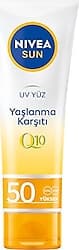Nivea Yaşlanma ve Leke Karşıtı Q10 50 ml 50 Faktör Güneş Kremi ürün görseli