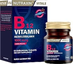 Nutraxin B12 Vitamin 1000 mcg 60 Tablet ürün görseli