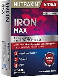 Nutraxin Iron Max 30 Tablet ürün görseli
