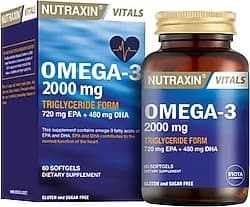 Nutraxin Omega 3 Balık Yağı 2000 mg 60 Kapsül ürün görseli