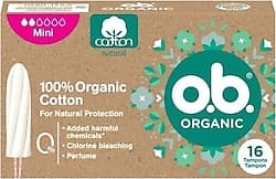 O.B. Organic Mini Tampon 16'lı ürün görseli