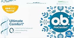 O.B. ProComfort Ultimate Normal Tampon 16'lı ürün görseli