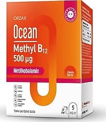Ocean Methyl B12 500 mcg 5 ml Dilaltı Sprey ürün görseli