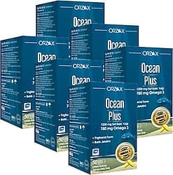 Ocean Plus Omega 3 Balık Yağı 1200 mg 50 Kapsül 6'lı ürün görseli