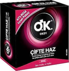 Okey Çifte Haz 40'lı Prezervatif ürün görseli