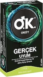 Okey Gerçek Uyum 12'li Prezervatif ürün görseli