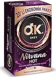 Okey Nirvana Hot 20'li Prezervatif ürün görseli