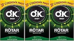 Okey Rötar 20'li 3 Adet Prezervatif ürün görseli