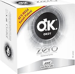 Okey Zero 45'li Prezervatif ürün görseli