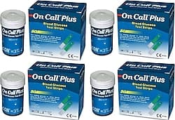 On Call Plus 50'li 4 Kutu Şeker Ölçüm Çubuğu ürün görseli