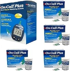 On Call Plus Şeker Ölçüm Cihazı + 50'li 4 Paket Şeker Ölçüm Çubuğu ürün görseli
