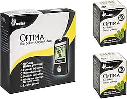 Optima Şeker Ölçüm Cihazı + 50'li 2 Paket Ölçüm Çubuğu ürün görseli