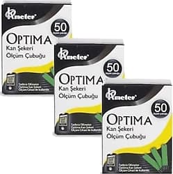 Optima 50'li 3 Kutu Şeker Ölçüm Stribi (Çubuğu) ürün görseli