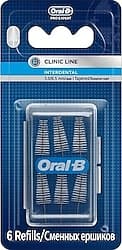 Oral-B Clinic Line Interdental 3.0 - 6.5 mm 6'lı Arayüz Fırçası Yedeği ürün görseli