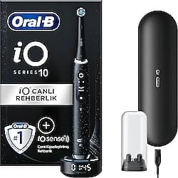 Oral-B iO 10 Kozmik Siyah Şarjlı Diş Fırçası ürün görseli