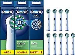 Oral-B Pro Cross Action 9'lu Diş Fırçası Başlığı ürün görseli