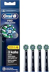 Oral-B Pro Cross Action X-Filament Siyah 4'lü Diş Fırçası Başlığı ürün görseli