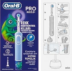 Oral-B Pro Kids Bukelamun Desenli D103 Çocuk Şarjlı Diş Fırçası ürün görseli