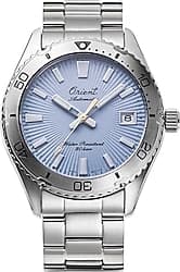 Orient Mako 40 RA-AC0Q12L30B Çelik Kordon Açık Mavi Erkek Kol Saati ürün görseli