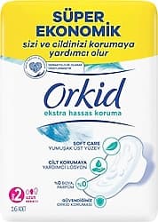 Orkid Ekstra Hassas Koruma Uzun Boy 2 Hijyenik Ped 16'lı ürün görseli