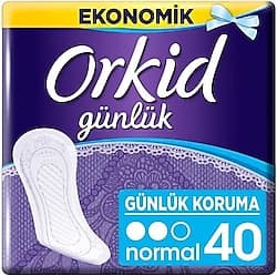 Orkid Günlük Koruma Normal Günlük Ped 40'lı ürün görseli