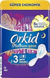 Orkid Platinum Gece Boy 3 Hijyenik Ped 16'lı ürün görseli