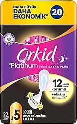 Orkid Platinum Gece Extra Plus 20'li Hijyenik Ped ürün görseli