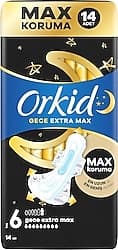 Orkid Ultra Gece Extra Max Boy 6 14'lü Hijyenik Ped ürün görseli
