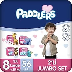 Paddlers 8 Numara XXX Large 56'lı Bebek Bezi ürün görseli