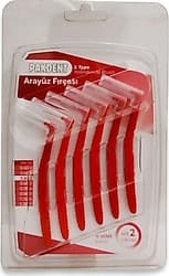 Pakdent Kırmızı L Tipi 0.5 mm 6'lı Arayüz Fırçası ürün görseli
