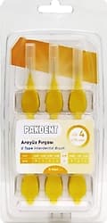 Pakdent Sarı U Tipi 0.70 mm 6'lı Arayüz Fırçası ürün görseli
