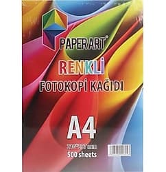 Paperart A4 500 Yaprak Renkli Fotokopi Kağıdı ürün görseli