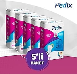 Pedix Büyük Boy L Beden 10'lu 5 Paket Mesane Pedi ürün görseli