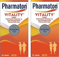 Pharmaton Vitality 30 Tablet 2'li ürün görseli