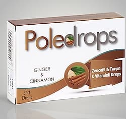 Poledrops Zencefil Tarçın ve C Vitaminli 24'lü Pastil ürün görseli