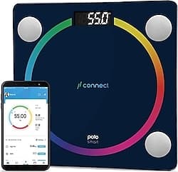 PoloSmart PSC04 Akıllı Cam Dijital Vücut Analiz Baskülü ürün görseli