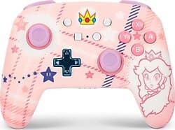 PowerA Enhanced Princess Peach Plaid Kablosuz Nintendo Switch Oyun Kolu ürün görseli