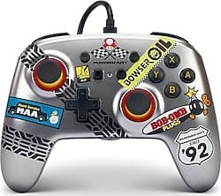 PowerA Nano Mario Kart Racer Gri Kablolu Nintendo Switch Oyun Kolu ürün görseli
