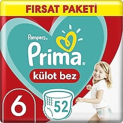 Prima 6 Numara Extra Large 52'li Külot Bez ürün görseli