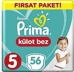 Prima 5 Numara Junior 56'lı Külot Bez ürün görseli