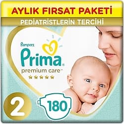 Prima Premium Care 2 Numara Mini 60'lı 3 Adet Bebek Bezi ürün görseli