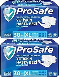 Prosafe Belbantlı Ekstra Büyük Boy XL 30'lu 2 Adet Hasta Bezi ürün görseli