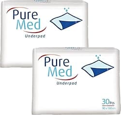 Puremed 60x90 cm 30'lu 2 Adet Yatak Koruyucu Örtü ürün görseli