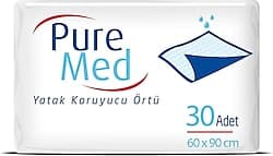Puremed 60x90 cm 30'lu Yatak Koruyucu Örtü ürün görseli