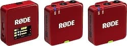 Rode Wireless GO Gen 3 Kırmızı 2'li Kablosuz Yaka Mikrofonu ürün görseli