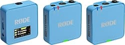 Rode Wireless GO Gen 3 Mavi 2'li Kablosuz Yaka Mikrofonu ürün görseli