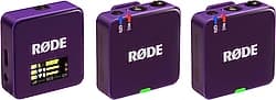 Rode Wireless GO Gen 3 Mor 2'li Kablosuz Yaka Mikrofonu ürün görseli